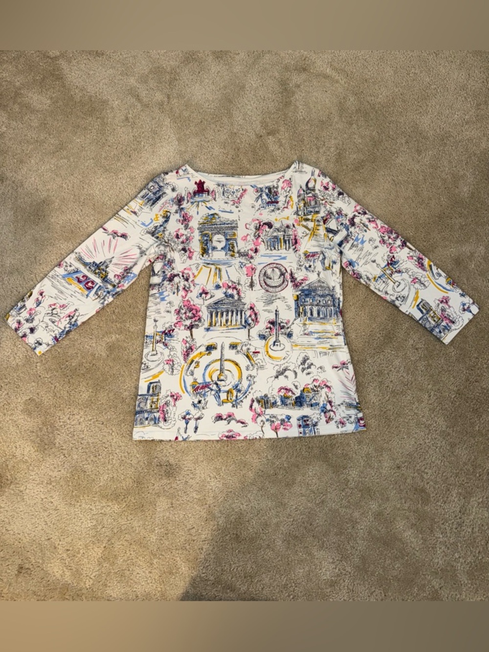 Talbots Bateau Neck Tee - Les Rues De Paris